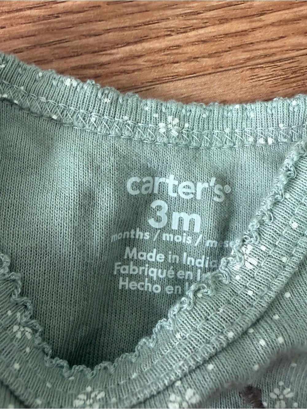 3 Carters 3 Month Bodysuits